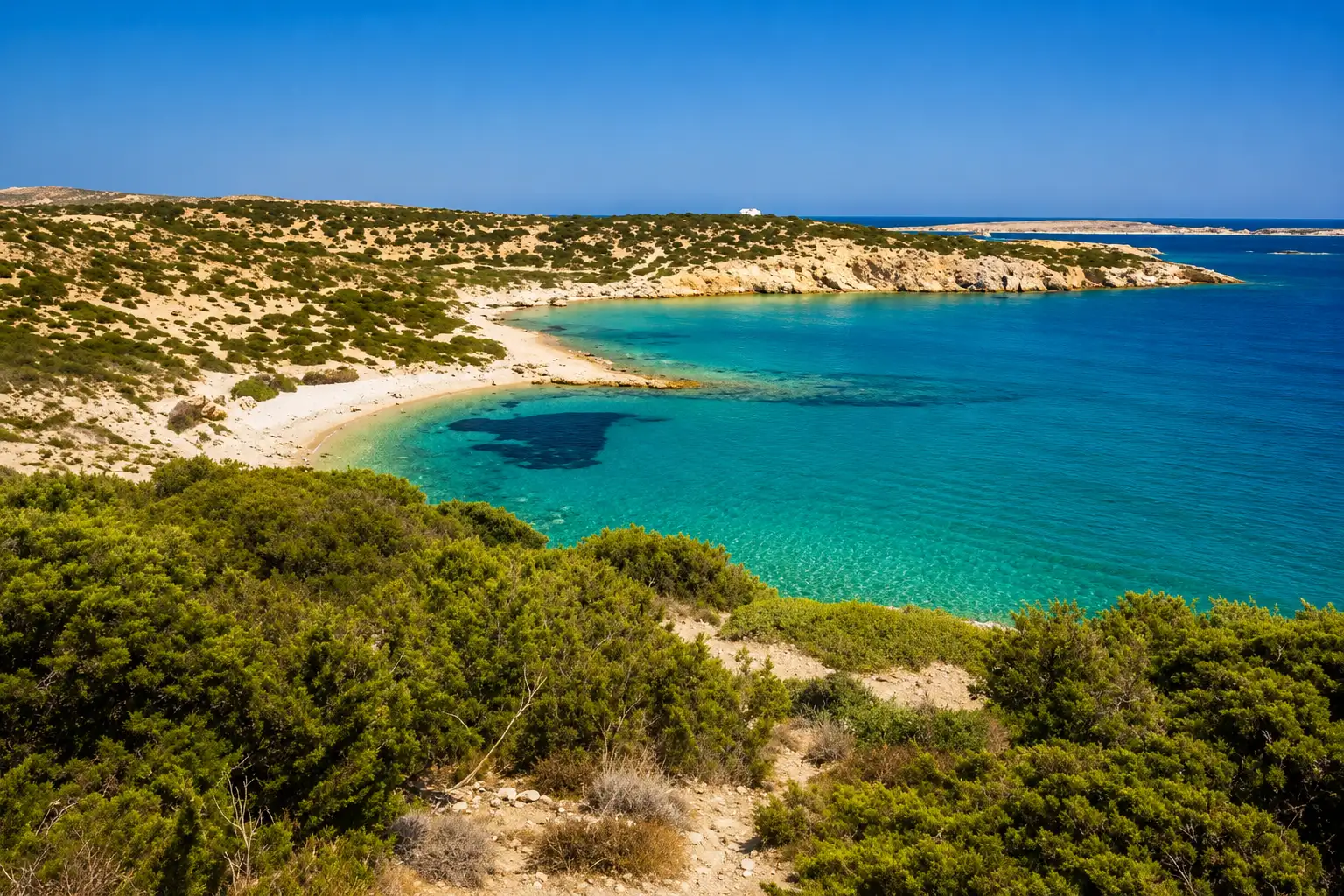Παραλία Δετής στο Κάτω Κουφονήσι