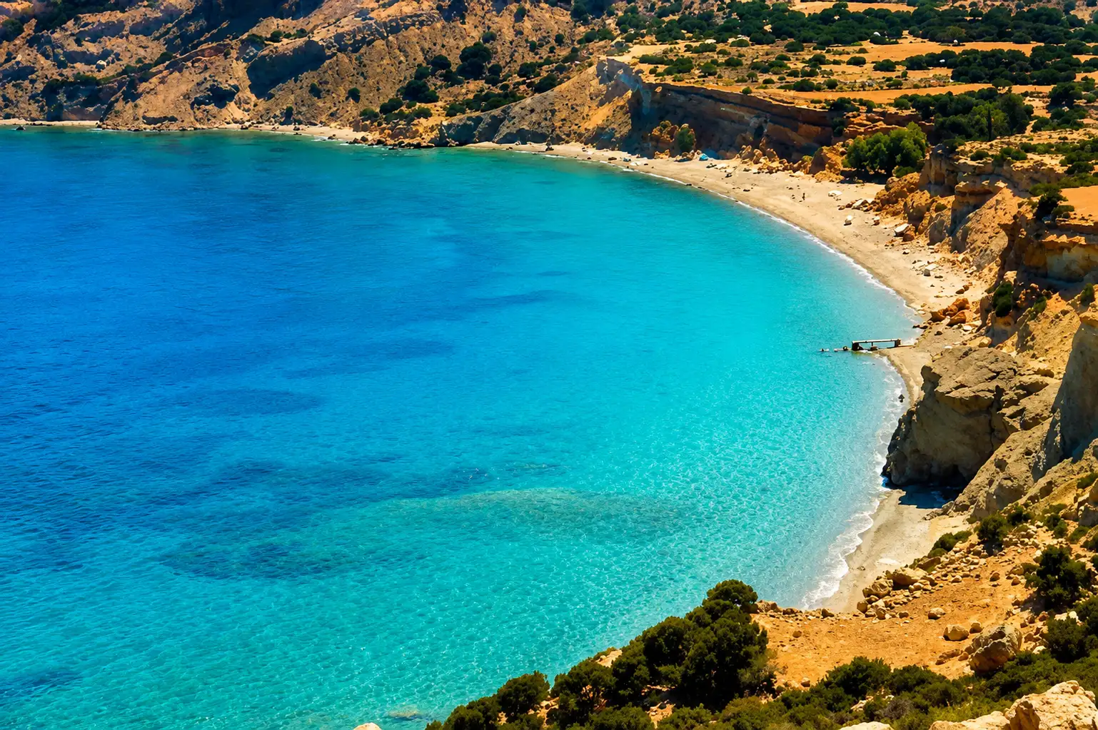 Παραλία Νερό στο Κάτω Κουφονήσι